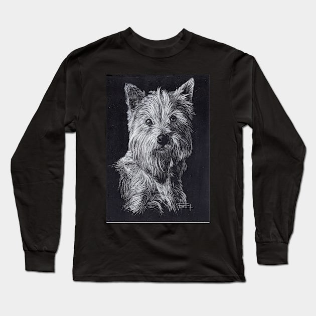 West Highland White Terrier Long Sleeve T-Shirt by VeriArt